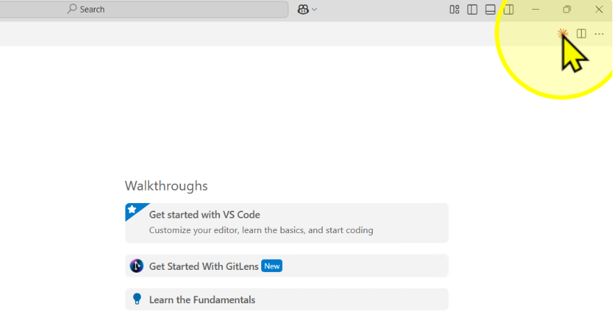 Claude icon in VSCode