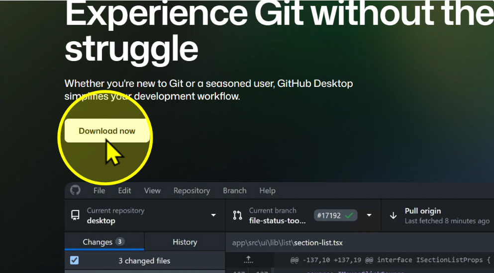Click Download button