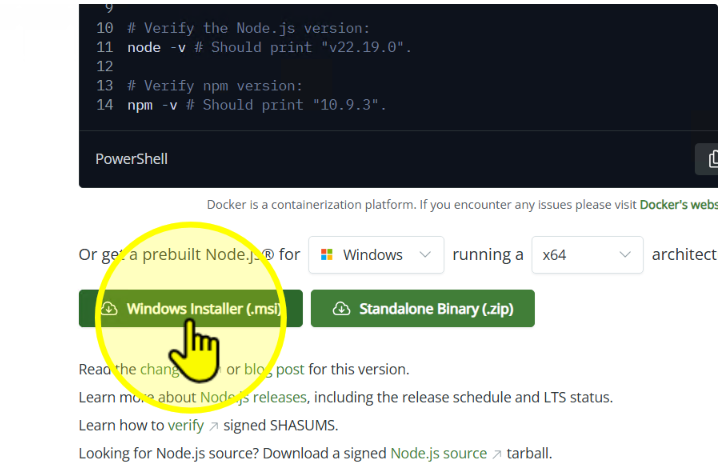 Download Windows Installer